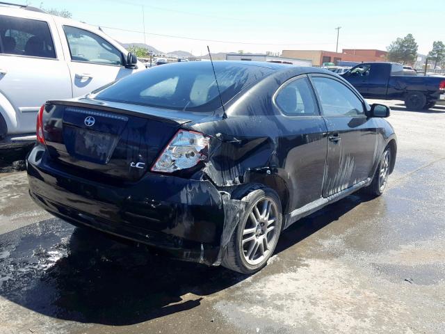 JTKDE177X50016315 - 2005 TOYOTA SCION TC შავი ფოტო 4
