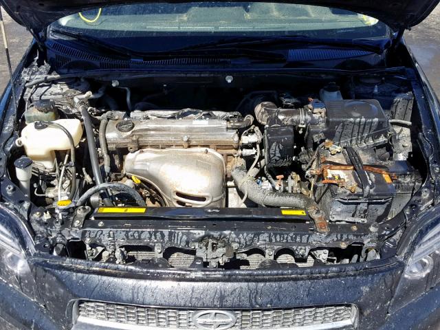 JTKDE177X50016315 - 2005 TOYOTA SCION TC შავი ფოტო 7