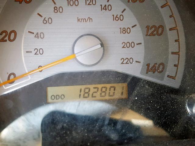 JTKDE177X50016315 - 2005 TOYOTA SCION TC შავი ფოტო 8