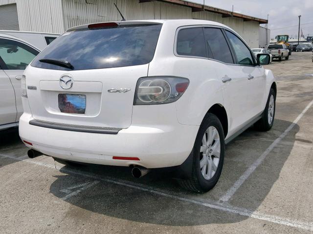 JM3ER29L770135062 - 2007 MAZDA CX-7 WHITE photo 4