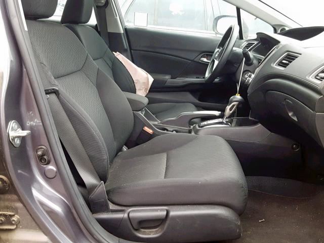 2HGFB2F79FH536035 - 2015 HONDA CIVIC SE GRAY photo 5