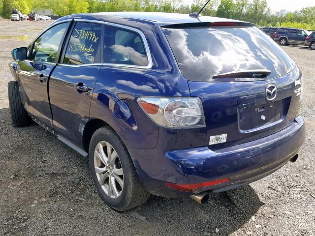 JM3ER4WL9A0303775 - 2010 MAZDA CX-7 BLUE photo 3