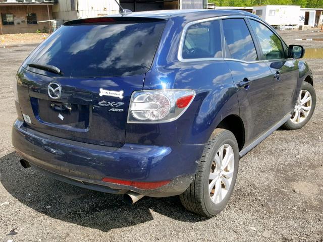 JM3ER4WL9A0303775 - 2010 MAZDA CX-7 BLUE photo 4