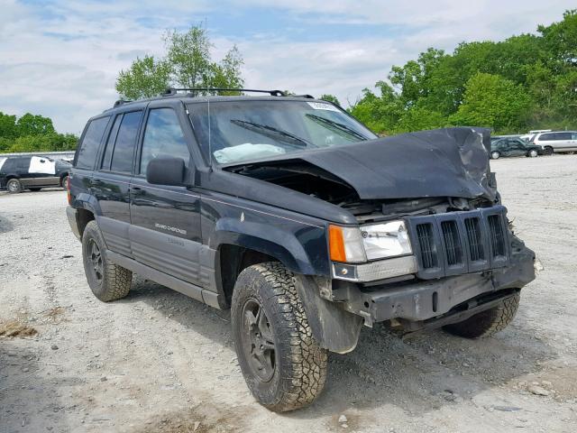 1J4GZ58S6VC634128 - 1997 JEEP GRAND CHER BLACK photo 1