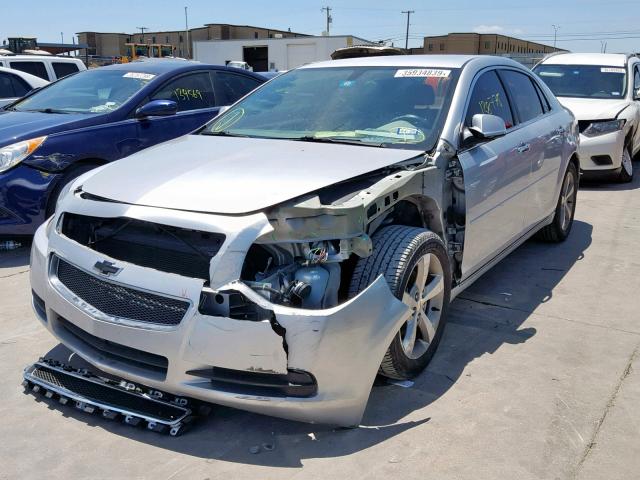 1G1ZC5EU4CF279728 - 2012 CHEVROLET MALIBU 1LT 银色 照片 2