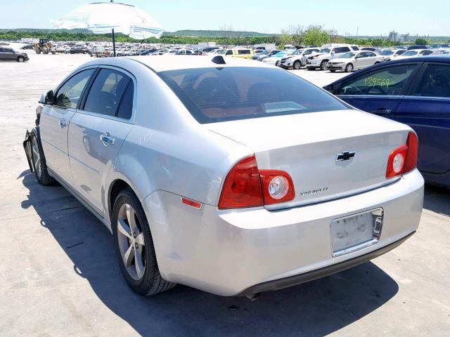1G1ZC5EU4CF279728 - 2012 CHEVROLET MALIBU 1LT 银色 照片 3