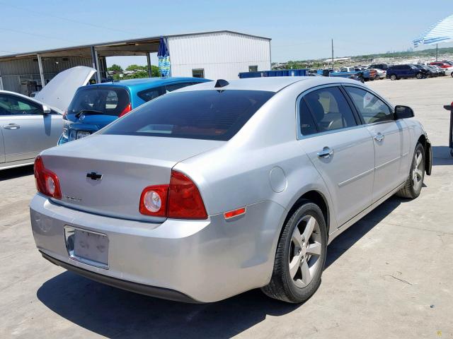 1G1ZC5EU4CF279728 - 2012 CHEVROLET MALIBU 1LT 银色 照片 4