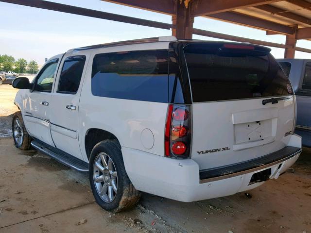 1GKFK66847J370171 - 2007 GMC YUKON XL D WHITE photo 3