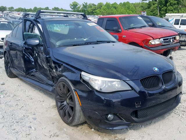 WBANW53538CT51307 - 2008 BMW 550 I BLUE photo 1