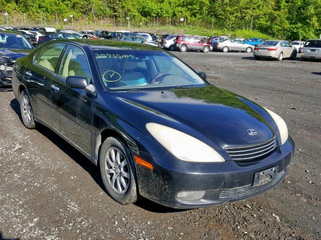 JTHBA30G245016471 - 2004 LEXUS ES 330 BLACK photo 1