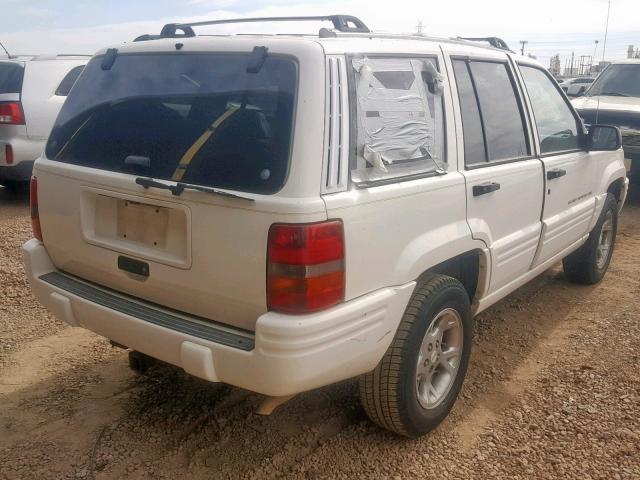 1J4FX78S5TC398162 - 1996 JEEP GRAND CHER WHITE photo 4