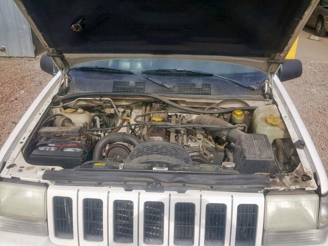 1J4FX78S5TC398162 - 1996 JEEP GRAND CHER WHITE photo 7