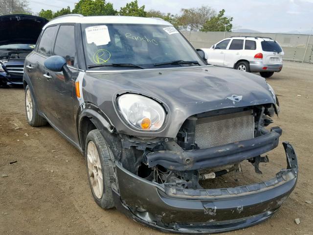 WMWZB3C53BWH94762 - 2011 MINI COOPER COU GRAY photo 1