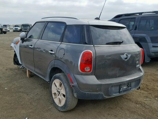 WMWZB3C53BWH94762 - 2011 MINI COOPER COU GRAY photo 3