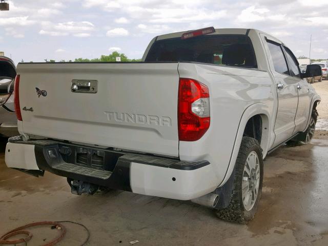 5TFAW5F10HX632774 - 2017 TOYOTA TUNDRA CRE WHITE photo 4