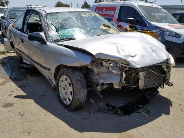 1HGEJ6121XL044363 - 1999 HONDA CIVIC DX SILVER photo 1