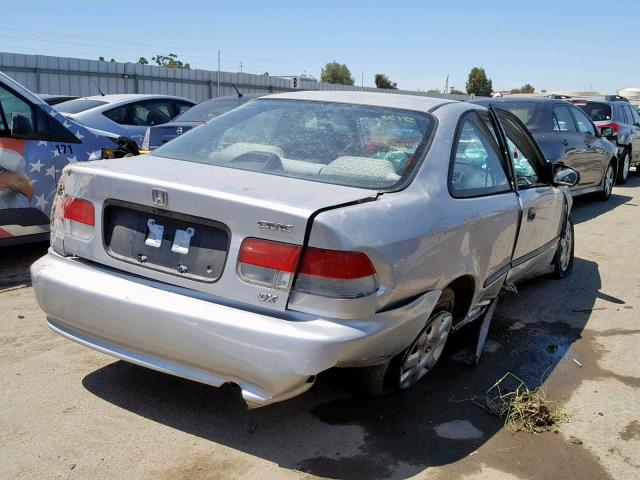 1HGEJ6121XL044363 - 1999 HONDA CIVIC DX SILVER photo 4