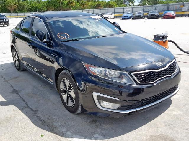 KNAGM4AD5C5011737 - 2012 KIA OPTIMA HYB BLACK photo 1