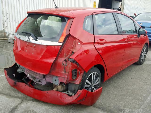 JHMGK5H71GX031703 - 2016 HONDA FIT EX RED photo 4