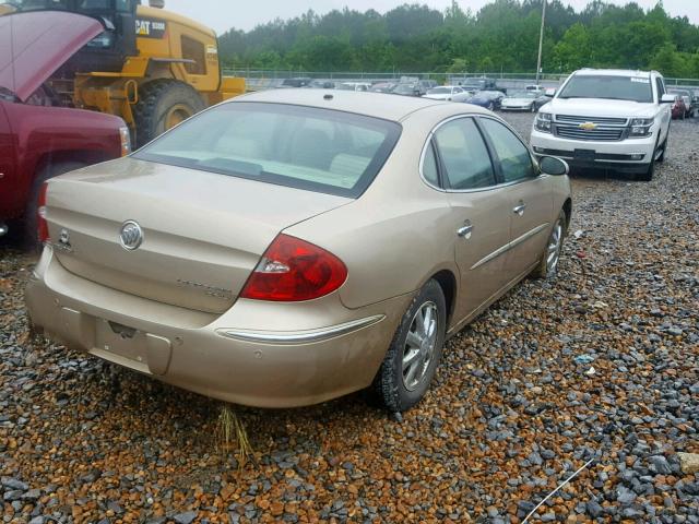 2G4WD562551284284 - 2005 BUICK LACROSSE C TAN photo 4