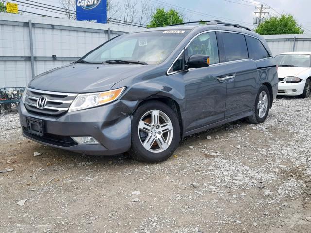 5FNRL5H93BB031147 - 2011 HONDA ODYSSEY TO GRAY photo 2