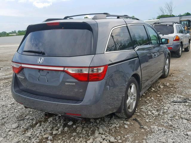 5FNRL5H93BB031147 - 2011 HONDA ODYSSEY TO GRAY photo 4