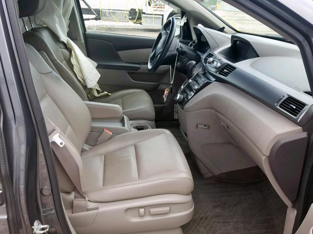 5FNRL5H93BB031147 - 2011 HONDA ODYSSEY TO GRAY photo 5