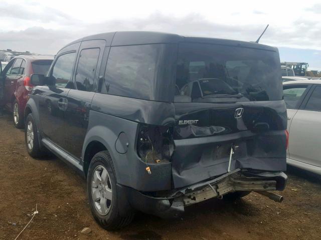 5J6YH18675L013306 - 2005 HONDA ELEMENT EX BLACK photo 3