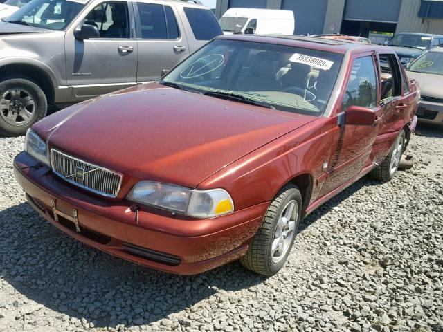 YV1LT56D2Y2646209 - 2000 VOLVO S70 MAROON photo 2