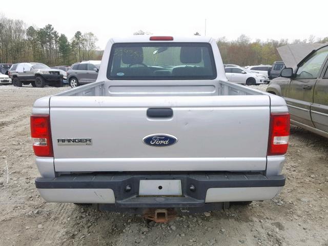 1FTKR1AD8BPA06371 - 2011 FORD RANGER SILVER photo 6