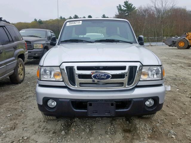 1FTKR1AD8BPA06371 - 2011 FORD RANGER SILVER photo 9