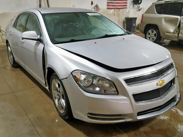 1G1ZC5EB0AF111967 - 2010 CHEVROLET MALIBU 1LT SILVER photo 1