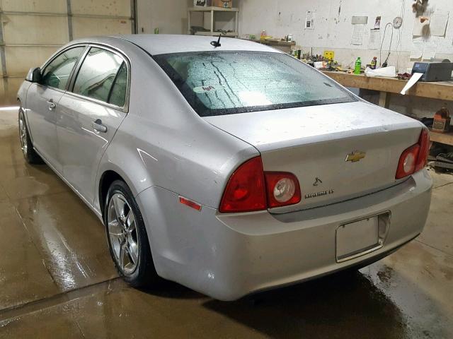 1G1ZC5EB0AF111967 - 2010 CHEVROLET MALIBU 1LT SILVER photo 3