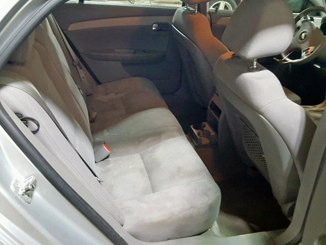 1G1ZC5EB0AF111967 - 2010 CHEVROLET MALIBU 1LT SILVER photo 6