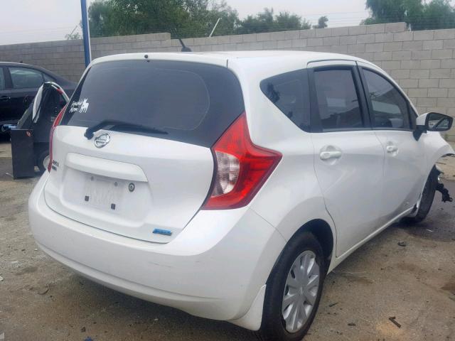 3N1CE2CP9FL372499 - 2015 NISSAN VERSA NOTE WHITE photo 4