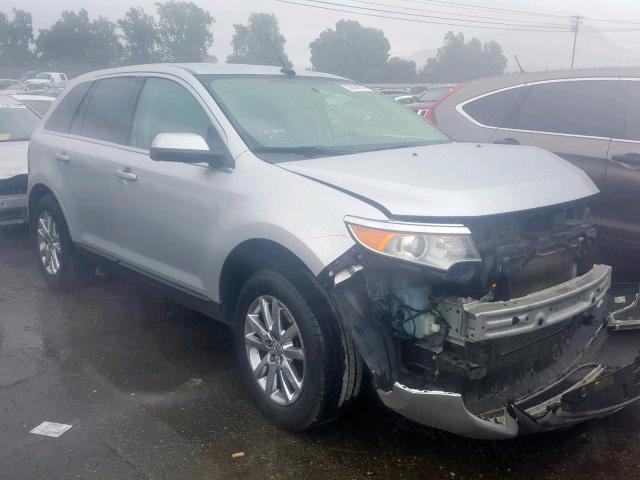 2FMDK3KC3DBB59616 - 2013 FORD EDGE LIMIT SILVER photo 1