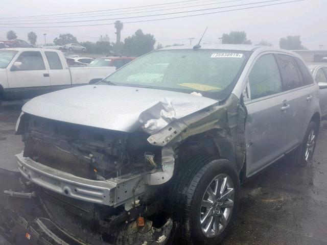 2FMDK3KC3DBB59616 - 2013 FORD EDGE LIMIT SILVER photo 2