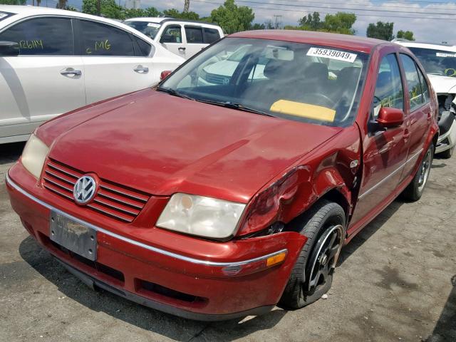 3VWRK69M14M056684 - 2004 VOLKSWAGEN JETTA GL MAROON photo 2