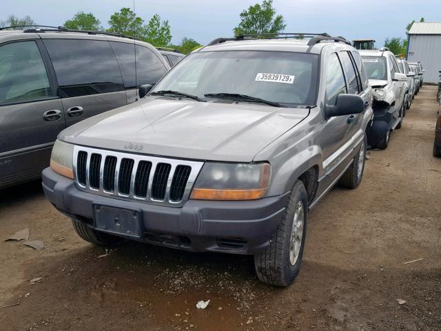 1J4GW48S41C634772 - 2001 JEEP GRAND CHER TAN photo 2