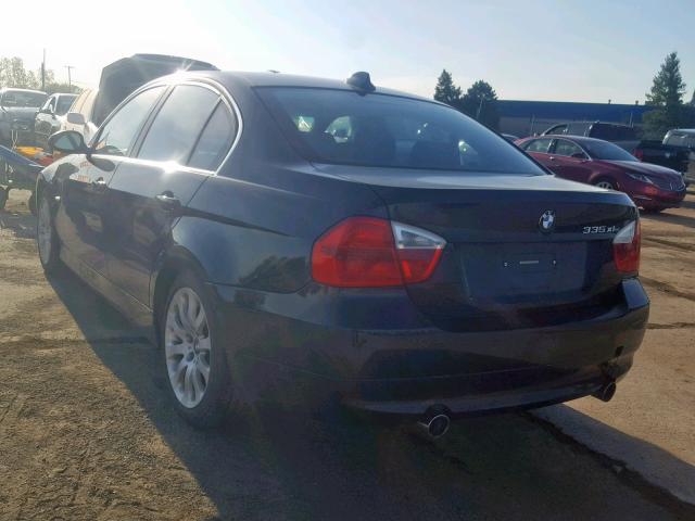 WBAVD53508A010349 - 2008 BMW 335 XI BLACK photo 3