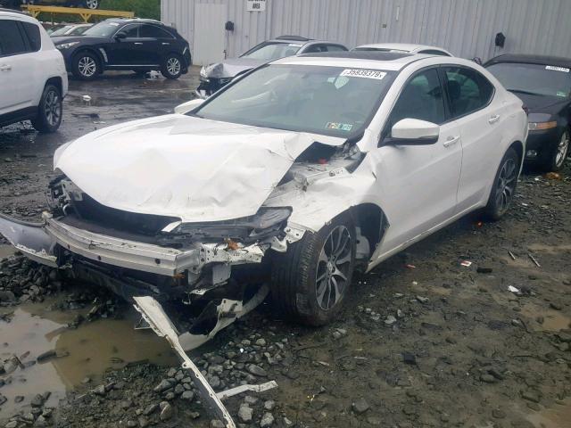 19UUB1F30HA001109 - 2017 ACURA TLX WHITE photo 2