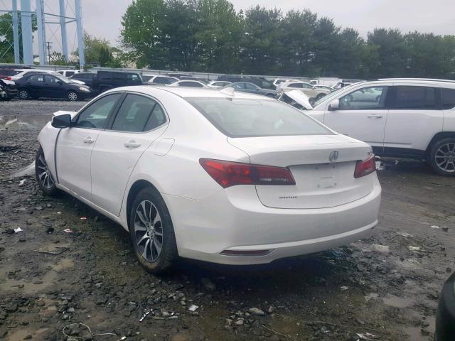 19UUB1F30HA001109 - 2017 ACURA TLX WHITE photo 3