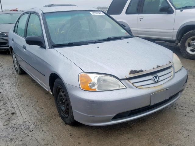 2HGES16292H535181 - 2002 HONDA CIVIC DX GRAY photo 1