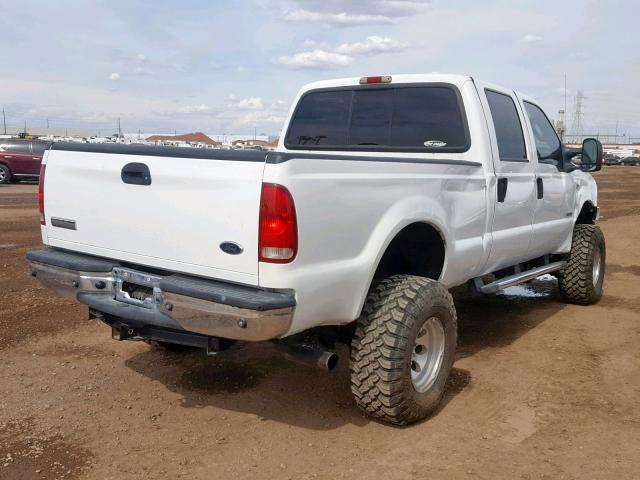 1FTWW31P55EB42537 - 2005 FORD F350 SRW S WHITE photo 4