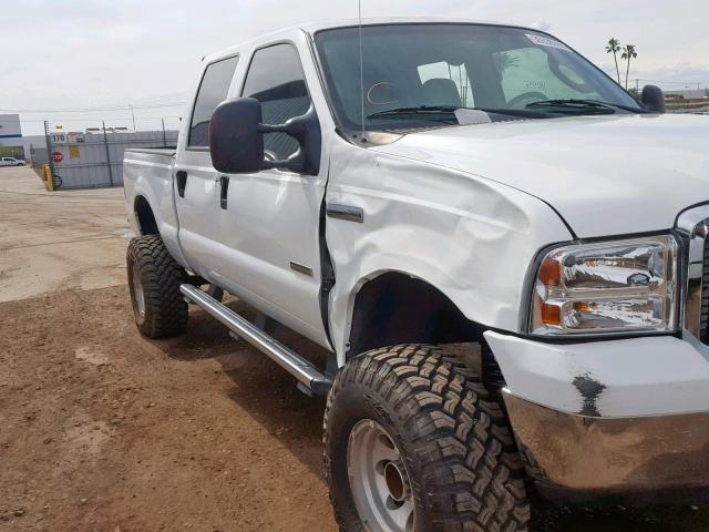 1FTWW31P55EB42537 - 2005 FORD F350 SRW S WHITE photo 9