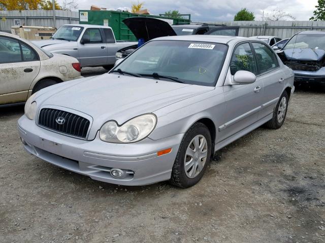 KMHWF25H53A845343 - 2003 HYUNDAI SONATA GL SILVER photo 2