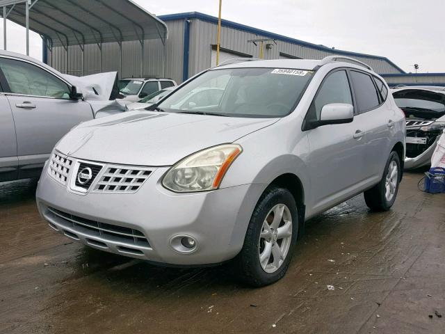 JN8AS58T88W011335 - 2008 NISSAN ROGUE S SILVER photo 2