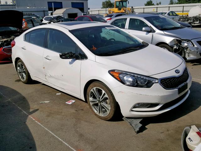 KNAFZ4A89F5406492 - 2015 KIA FORTE EX WHITE photo 9