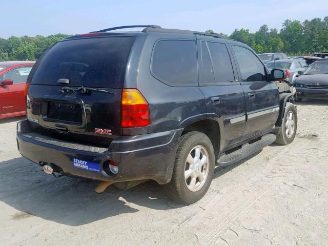 1GKDS13S042429538 - 2004 GMC ENVOY BLACK photo 4