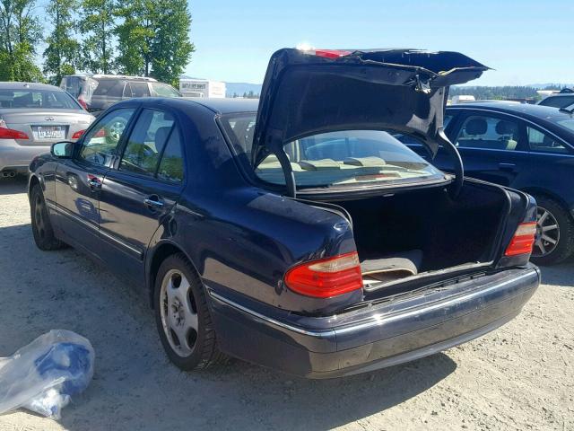 WDBJF83J61X049815 - 2001 MERCEDES-BENZ 420SEL BLUE photo 3